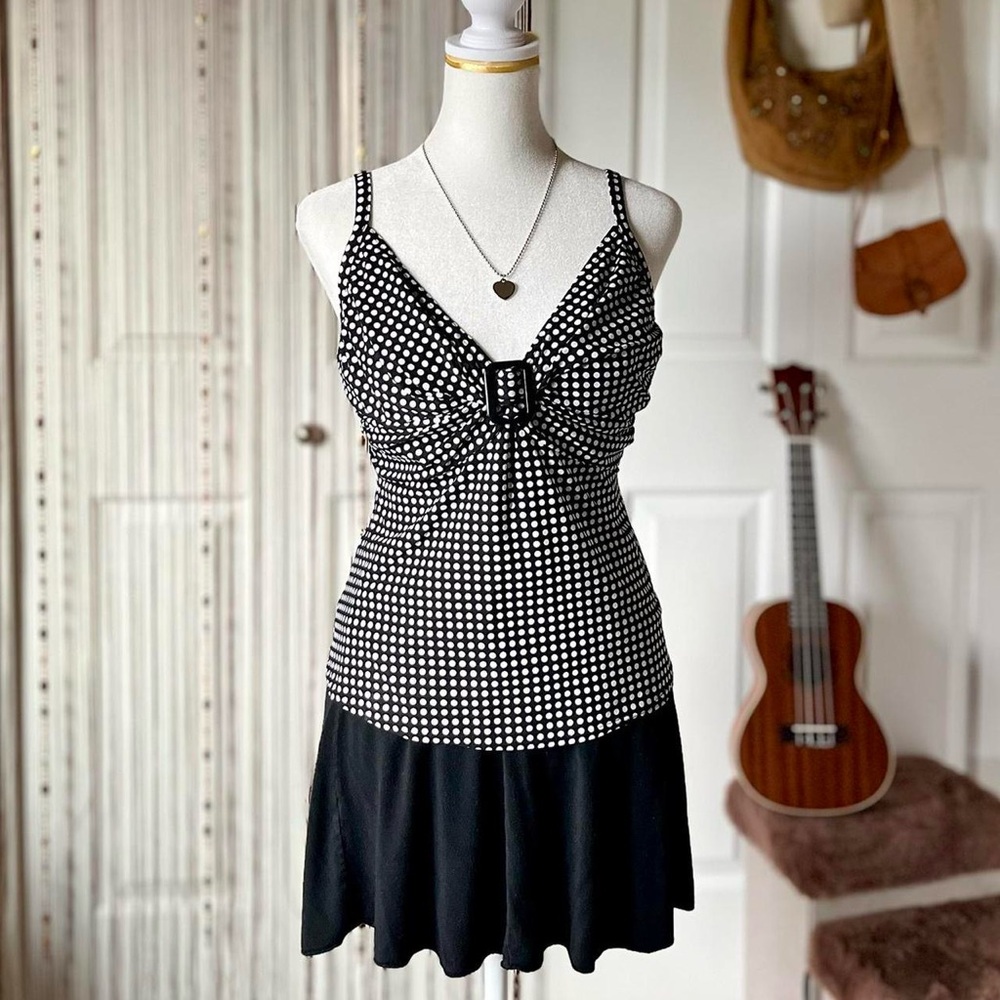 coco reef polka dot tankini top